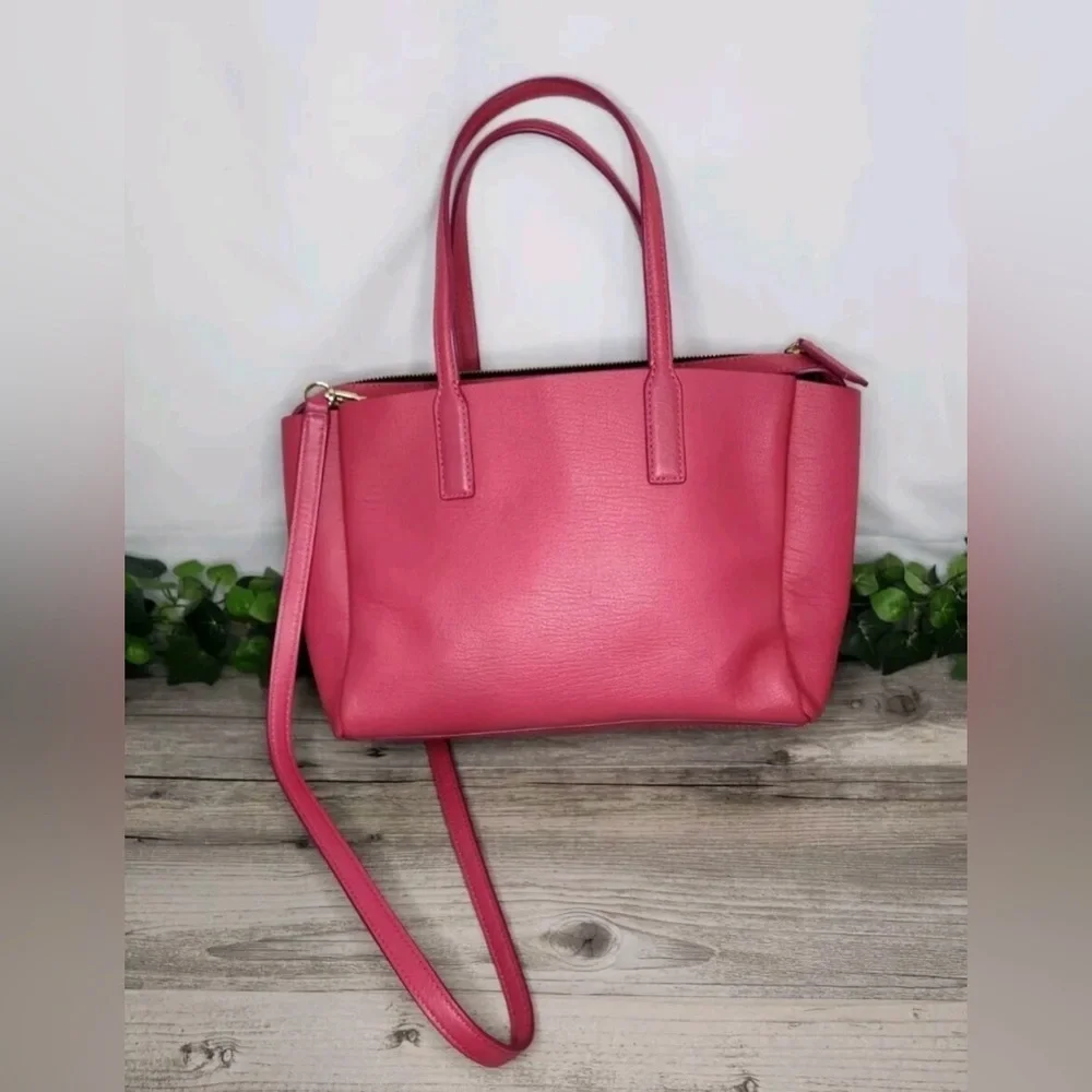 Marc Jacobs Vibrant Pink Leather Tote